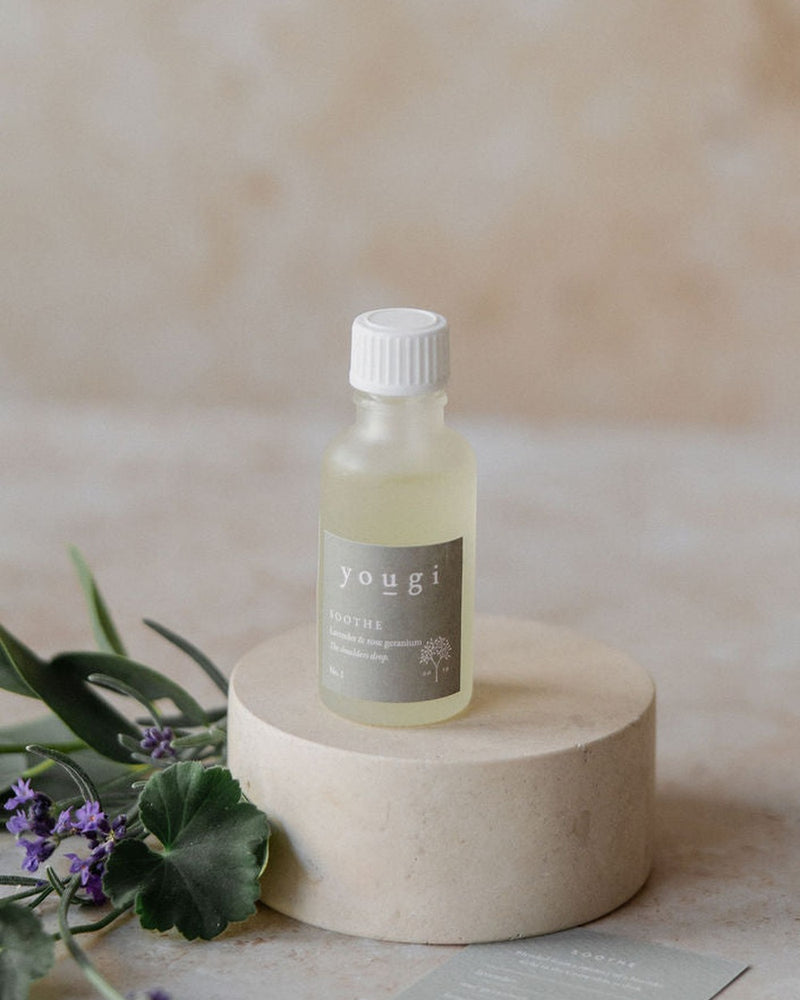 Soothe pure essential oil, hand-blended on Connaught Street, in small batches