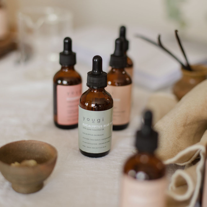 Uplifting citrus essential oils to boost happiness.