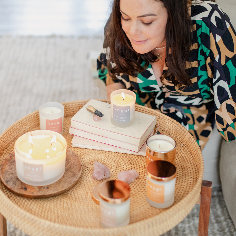 A calming moment with natural scent.