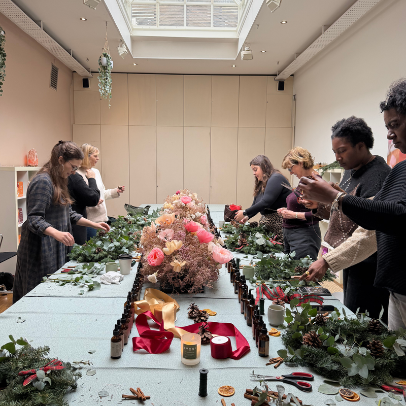 Planning a festive candle workshop in autumn.