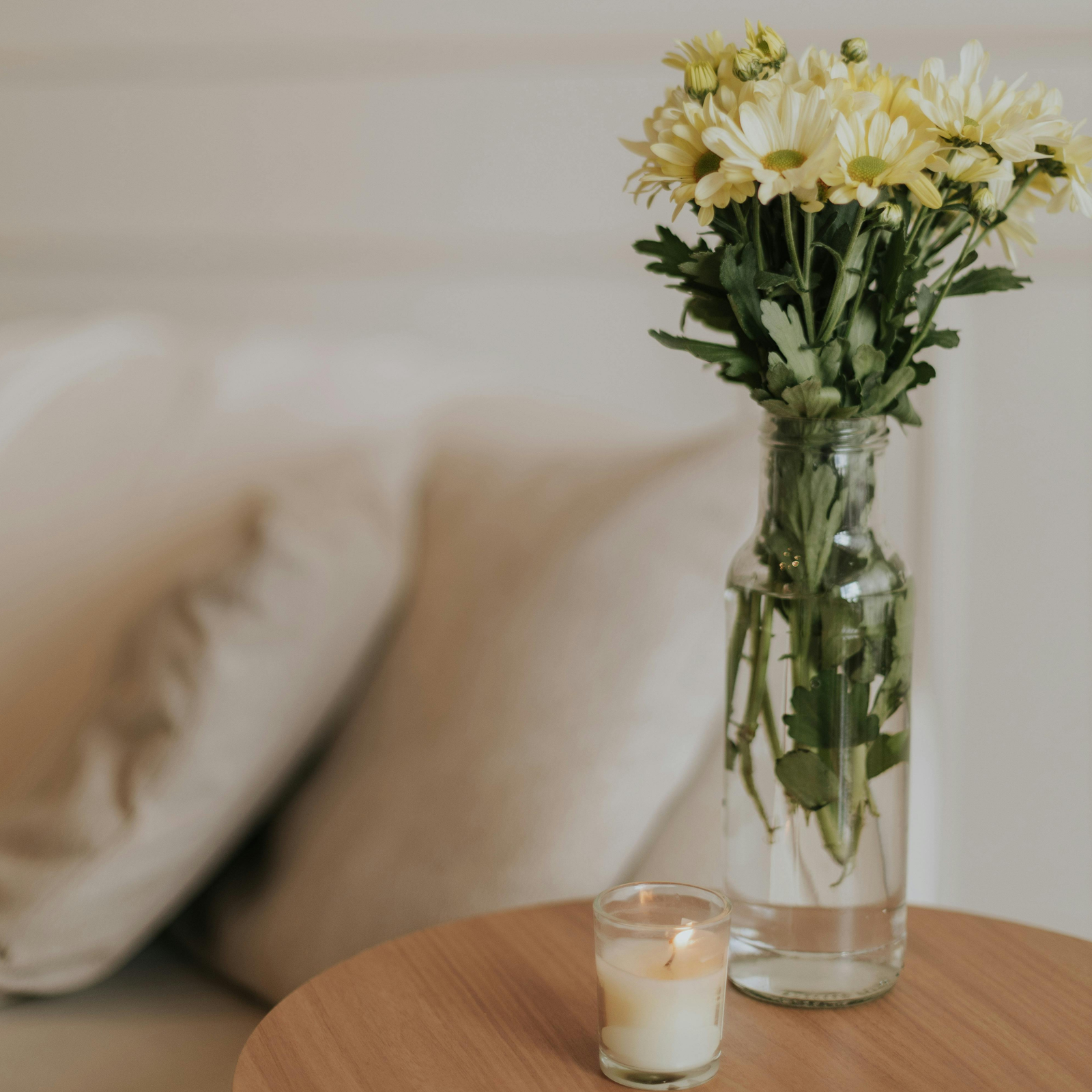 Natural room scent lifting the mood of a living space.