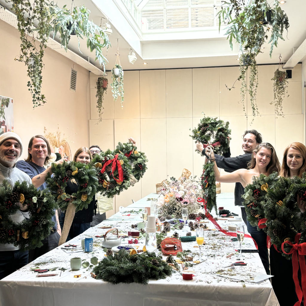 Christmas Wreath Making Workshop, SHOREDITCH LONDON - £65