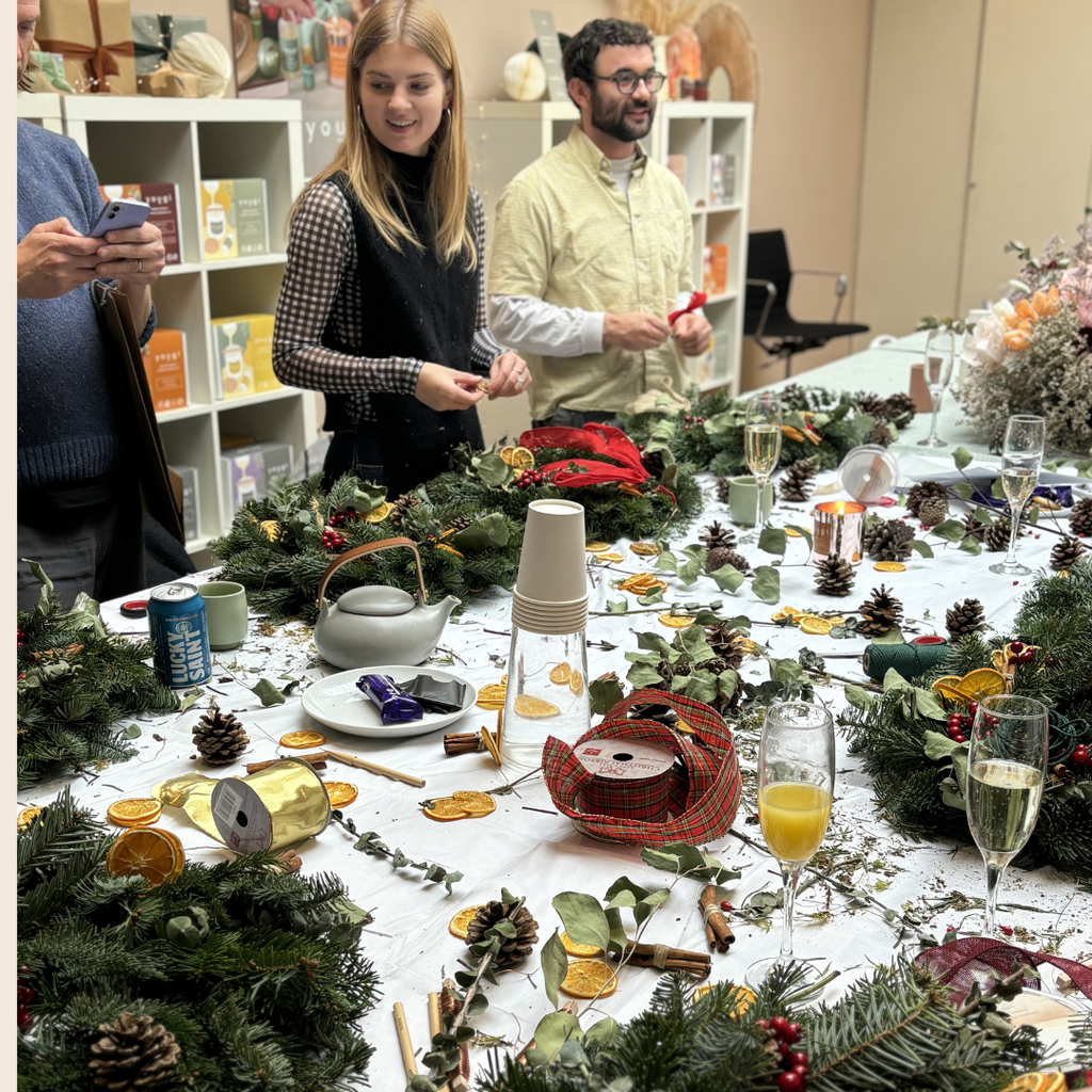 Christmas Wreath Making Workshop, SHOREDITCH LONDON - £65