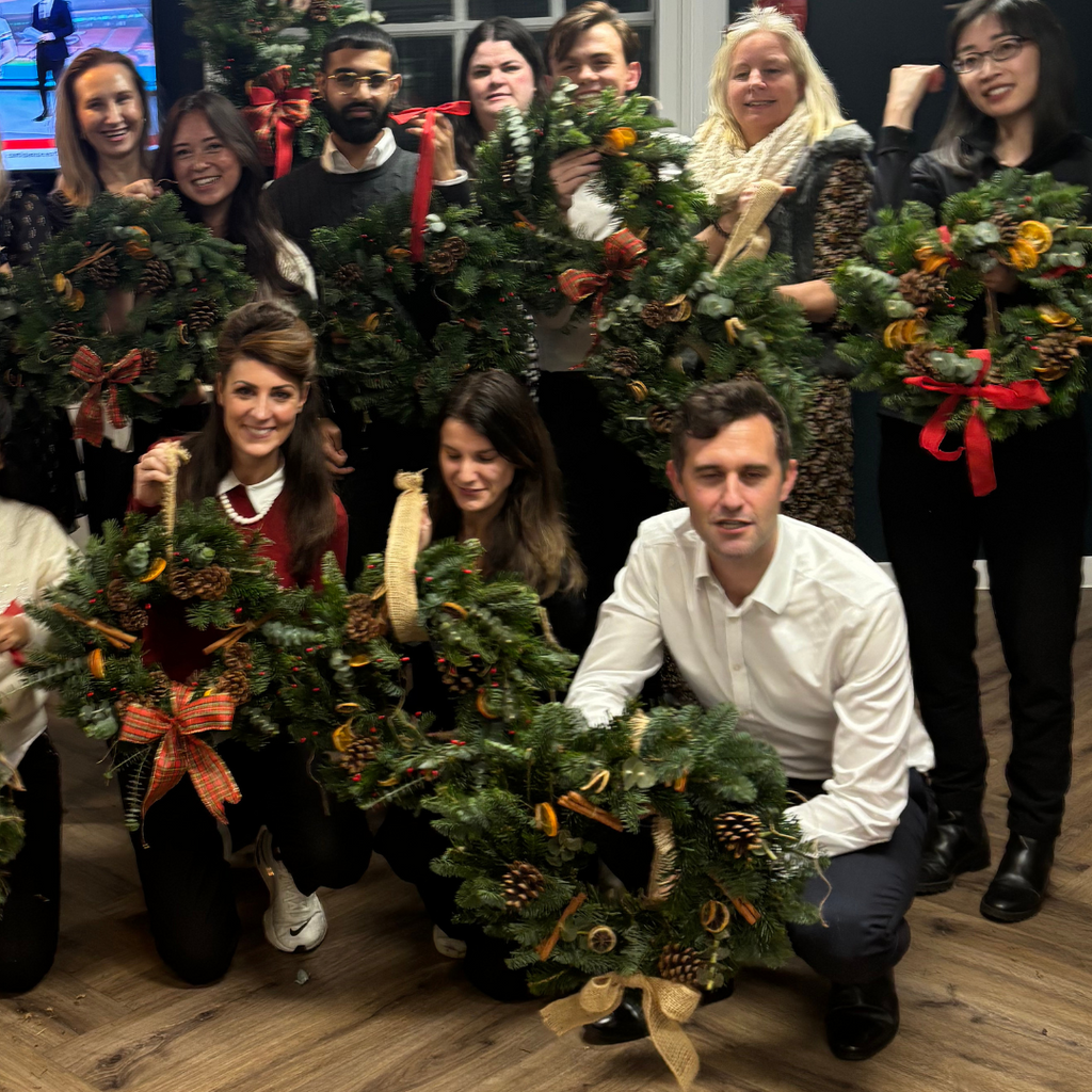 Christmas Wreath Making Workshop, SHOREDITCH LONDON - £65