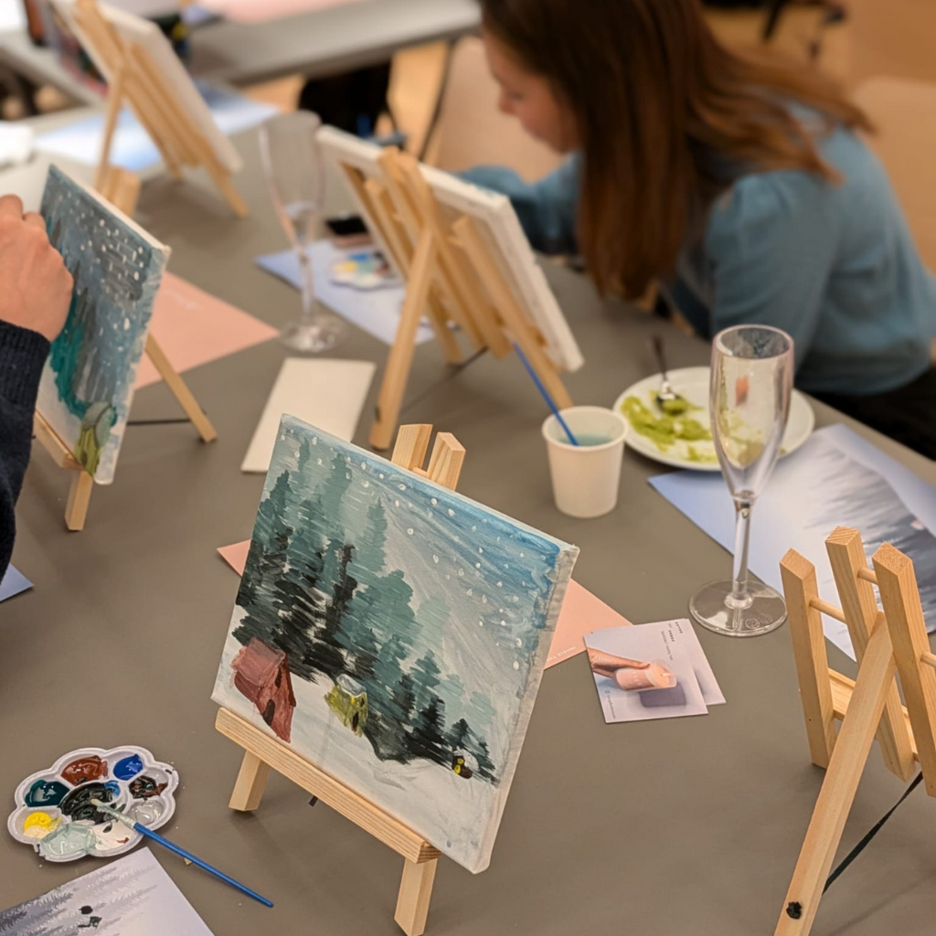 Paint and Sip Workshop, SHOREDITCH LONDON - £45
