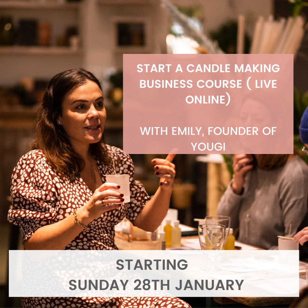 Start a Candle Making Business Course, LIVE ONLINE (STARTING 28th JANUARY)