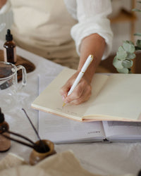 Noting down a blend at the Yougi studio